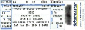 Dido, Open Air Theatre, San Diego State University, Sun., 30 May 2004, 8:00pm