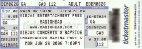 Radiohead, Embarcadero Marina Park S, San Diego, Mon., 26 Jun 2006, 7:00pm