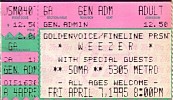 weezer, Soma, San Diego, Fri., 07 Apr 1995, 8:00pm